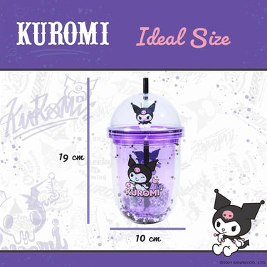 Sanrio Kuromi Boba Cup with Straw - Kawaii Toys